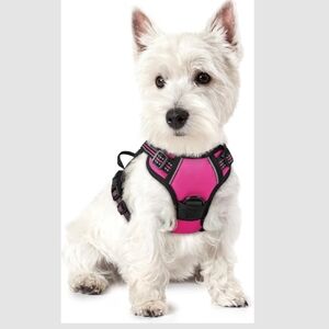 Hot Pink Reflective Dog Harness Size Small